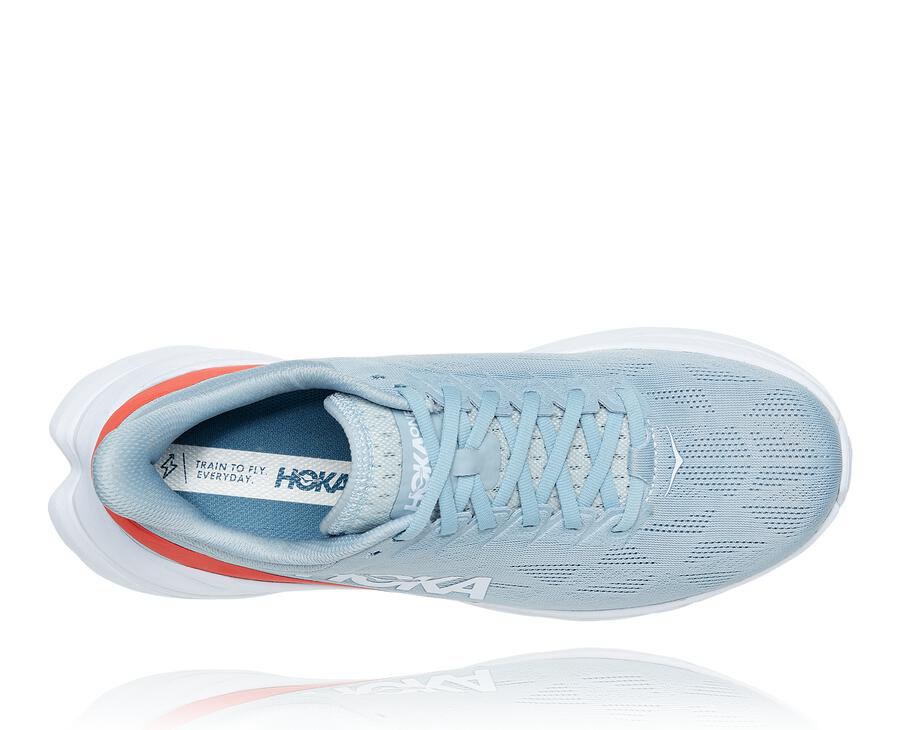 Hoka One One Tenisky Panske Modre/Biele - Mach 4 - 85240-APYF